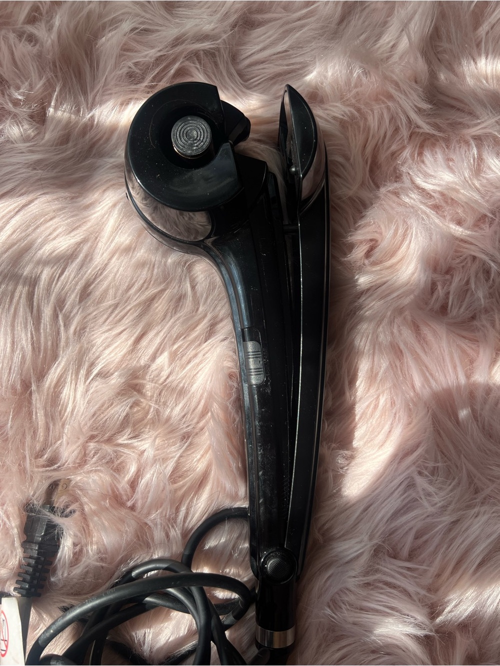 Black Automatic Hair Curler - Professional Styling Tool